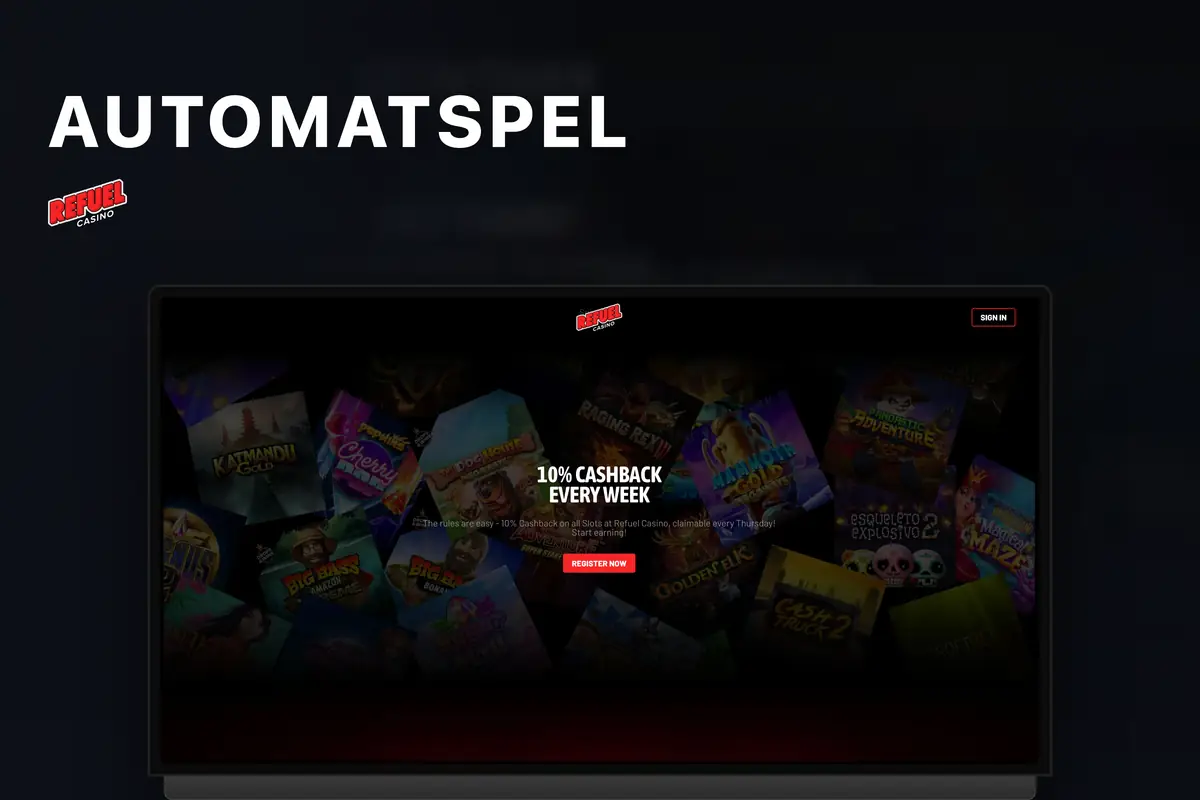 Slotsspel hos Refuel Casino från Pragmatic Play och Red Tiger